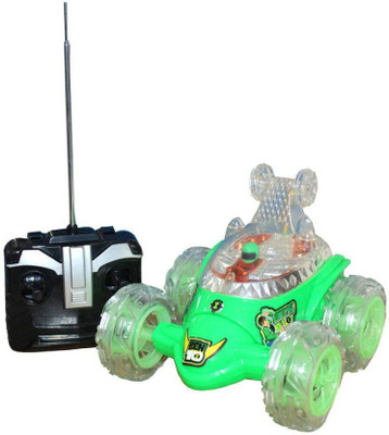 

Variety Gift Centre Ben 10 Remote Control Rechargeable Stunt Car(Multicolor)