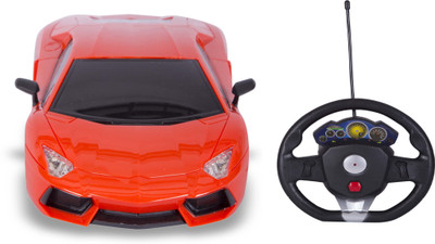 

Building Mart Steering Wheel Controlled 1:16 RC Lamborghini(Red)