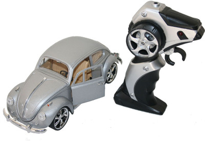 

Adraxx Volkswagaon New Beetle RC Toy Model Car(Silver)