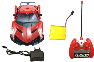 

Pacific Toys Rechargeable Ferrari Style RC Car With Fully Function Doors(Red, Orange, Green), Green;orange;red