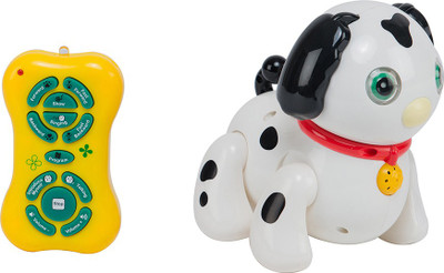 

Venus-Planet of toys Remote Controlled Dog, Speaks And Sings, Touch Responsive Voice Sensing, Backward Forward Movement Light, Kids Of Age 6+(White)