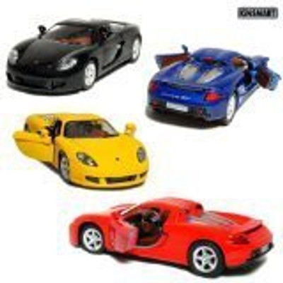 

Kinsmart Porsche Carrera GT 1:36 Scale(Black, Blue, Yellow, Red), Black;blue;red;yellow