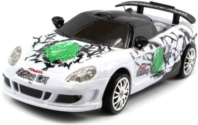 

Webby Remote Control Porsche Carrera Gt Graffiti Drift Car with Spare Tires(Saffire)