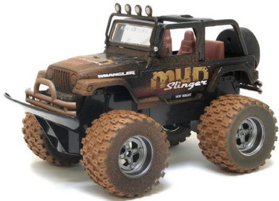 

New Bright 120 Radio Control Mud Slinger Jeep Wrangler(Brown)