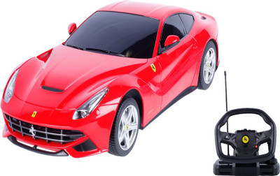 

Toyhouse Radio Remote Control 1:18 Ferrari F12 Berlinetta with Steering Wheel controller RC Scale Model Car(Red)