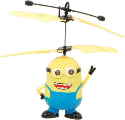 

TRD Store Minion Aircraft Despicable Me 2 Flying Induction Control Toy Gift(Yellow)