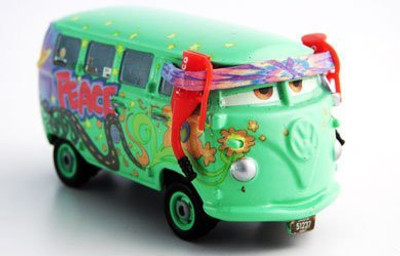 

Mattel Disney / Pixar CARS Movie 1:55 Die Cast Car Pit Crew Member Fillmore(Multicolor)