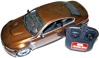 

Adraxx Realistic RC Sports Car Model with Headlights(Brown)