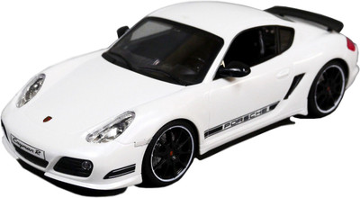 

Flipzon R/C Porsche Cayman R 1:16 Rechargeable Toy Car With Radio Controller HQ Model (White)(White)