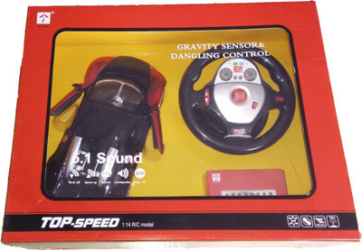 

Khareedi Bugatti Gravity Sensor & Dangling Control Toy Car With Steering (1:14)(Blue)