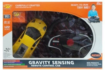 

Unica Gravity Sensing 1:22 Remote Control Rechargeable Car With Steering(Yellow)