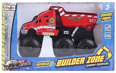 

Maisto Fresh Metal Builder Zone Quarry Monster - Red(Red)