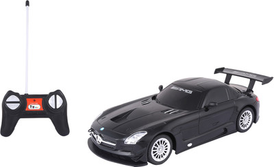 

Toy House Officially Licensed 1:24 Mercedes SLS AMG GT3 RC Scale Model Car, Black(Black)