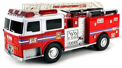 

Velocity Toys Super Express Fire Electric Rc Truck Rtr W/ Extending Crane(Red)
