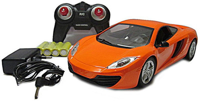 

Fantasy India Remote Control Rechargeable Toy Car (1:18)(Orange)
