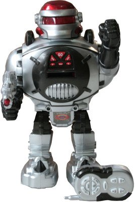 

Adraxx Walking, Talking And Disc Shooting Complete Robot Fun Toy(Grey)