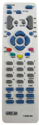 

Indiashopers Compatible For Thomson Universal URC-30 Remote Controller(Black)