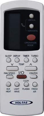 

Indiashopers isvlts Compatible For Voltas Ac 71 Remote Controller(Cream)