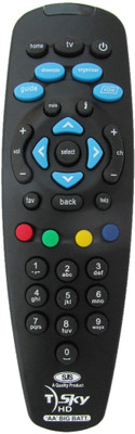 SJS Set Top Box TSKY 008 Remote Controller Black