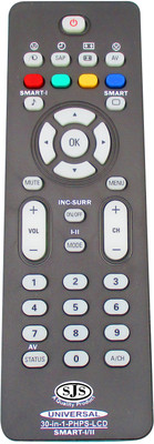 

SJS Philps Lcd Universal Urc-37 Remote Controller(Black)