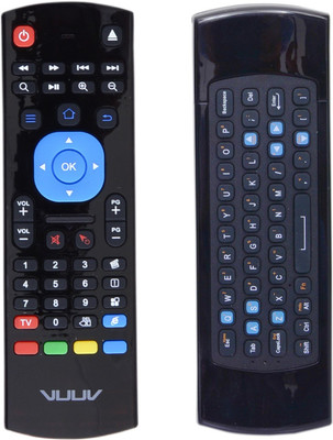 

VUUV VR811 2.4G Wireless Smart Air Mouse Remote Keyboard IR Learning Remote Controller(Black)