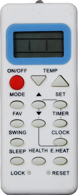 Indiashopers YR-M10 Compatible For Haier Ac 39 Remote Controller(Cream)