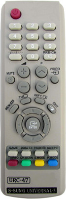 

Indiashopers Compatible For Samsung Universal-3 URC-47 Remote Controller(Grey)