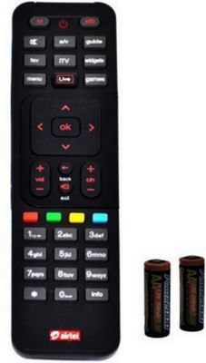 Airtel 100% Original Non Recording Sold By Digiland Airtel Digital Tv Remote Controller Black Airtel Appliance Parts Accessories