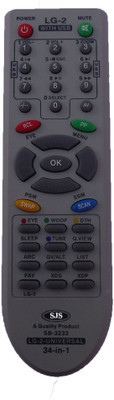 

SJS T.V-Lcd-Led URC-8 Remote Controller(Grey)