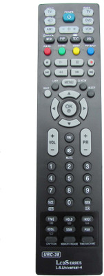 

Indiashopers Compatible For LG Universal-4 LCD URC-38 Remote Controller(Black)