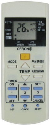 FOX MICRO panasonic ac Compatible Remote Controller for  Ac VE29 Panasonic Remote Controller(White)