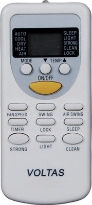 

Indiashopers isvlts Compatible For Voltas Ac Remote Controller(Cream)