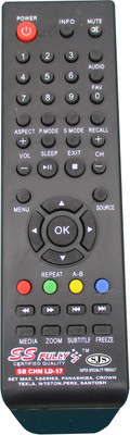 

SJS China Lcd/Led Universal-17 Remote Controller(Black)