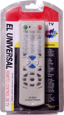 

Ruby Universal Tv Remote Js-620+ Operate On Multiple Tv Brand Remote Controller(Off White)