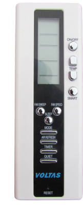 

Indiashopers 2015-2016 Compatible for Voltas AC 131 Remote Controller(Cream)
