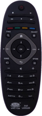 SJS T.V-Lcd-Led URC-120 Remote Controller(Black)