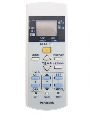 

Indiashopers 2015-2016 Compatible for Panasonic AC 86 Remote Controller(Cream)