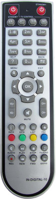 

Onlinemart DIGITAL-10 Compatible For In DIGITAL - 10 SET TOP BOX Remote Controller(Grey)