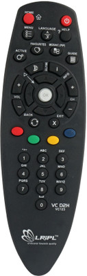 

Lripl DTH REMOTE Compatible for Videocon Remote Controller(Black)