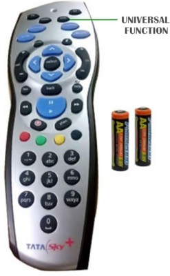 

Tata Sky HD+ PLUS ORIGINAL UNIVERSAL WITH USER MANUAL Remote Controller(Silver)