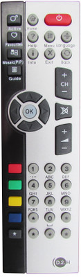 Indiashopers Indswht Compatible For Videocon Dth Set Top Box Remote Controller(Black, Grey) Flipkart