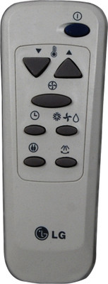 

Indiashopers islg Compatible For Lg Ac Remote Controller(Light Gey)