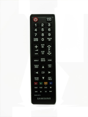 

SAMSUNG Samsung LED Universal RM-1612 Compatible Original Remote + AA/AAA Battery Remote Controller(Black)