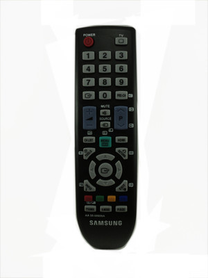 

SAMSUNG Samsung LCD Universal RM-1616 Compatible Original Remote + AA/AAA Battery Remote Controller(Black)