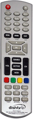 Swiftech Dish TV Normal dishtv Remote Controller golden