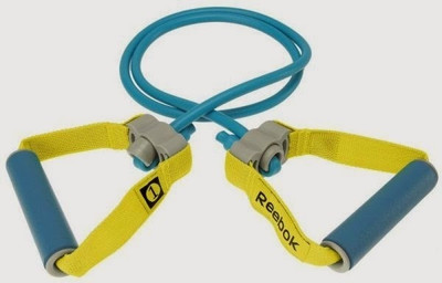 

REEBOK Adjustable Resistance Tube(Yellow, Blue), Blue;yellow