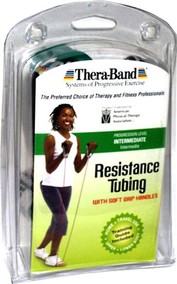 

Thera-Band Professional with Soft Grip Handles Resistance Tube(Green)