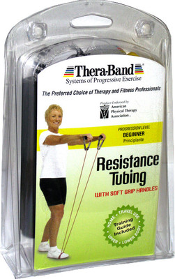 

Thera-Band Professional with Soft Grip Handles Resistance Tube(Yellow)
