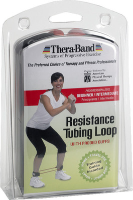 

Thera-Band Loop with Padded Cuff Resistance Tube(Red)