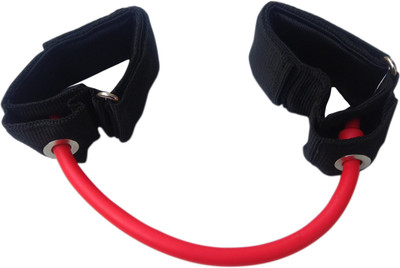 

Sahni Sports Leg Toning Tube Medium / Side Stepper Resistance Tube(Red, Black), Black;red